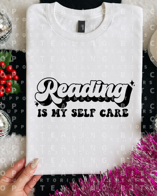 Reading, Self Care, DTF Transfer