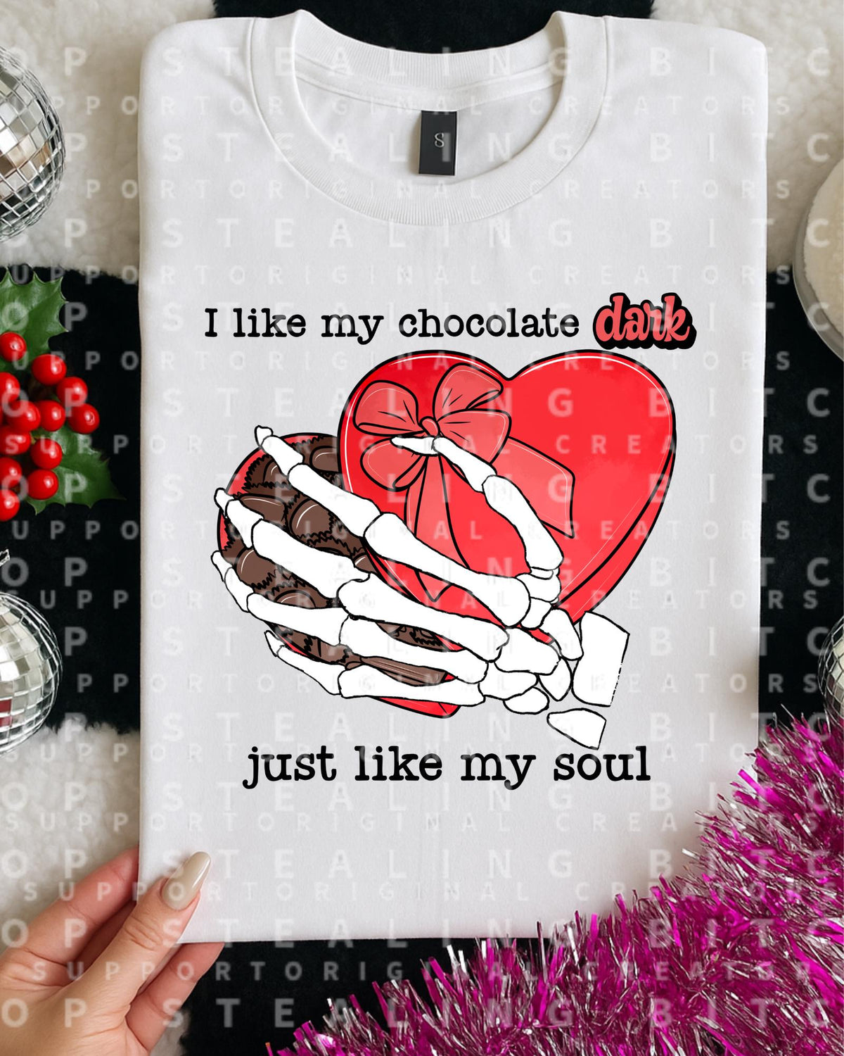 Skeleton Chocolate, DTF Transfer