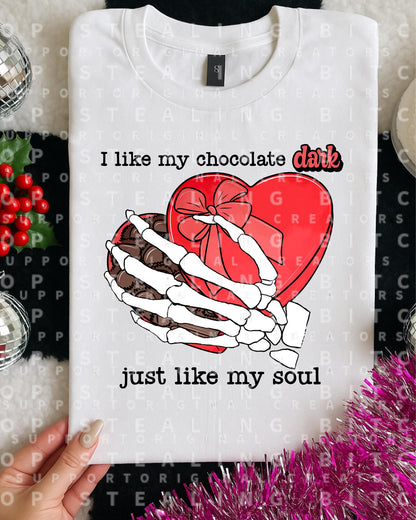 Skeleton Chocolate, DTF Transfer