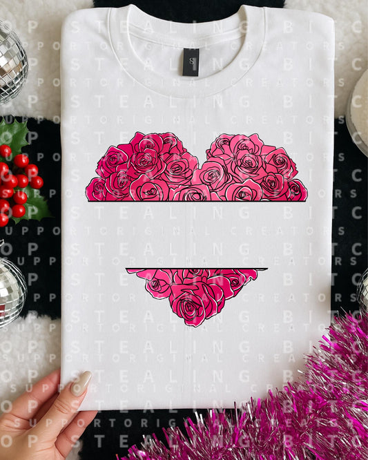 Customizable Heart, DTF Transfer