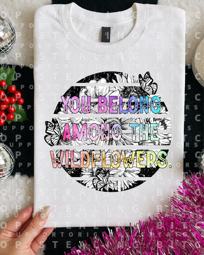 Among the Wildflowers, DTF Transfer