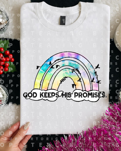 God Keeps Promises, DTF Transfer