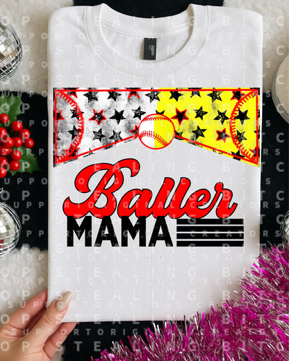 Baller Mama, DTF Transfer