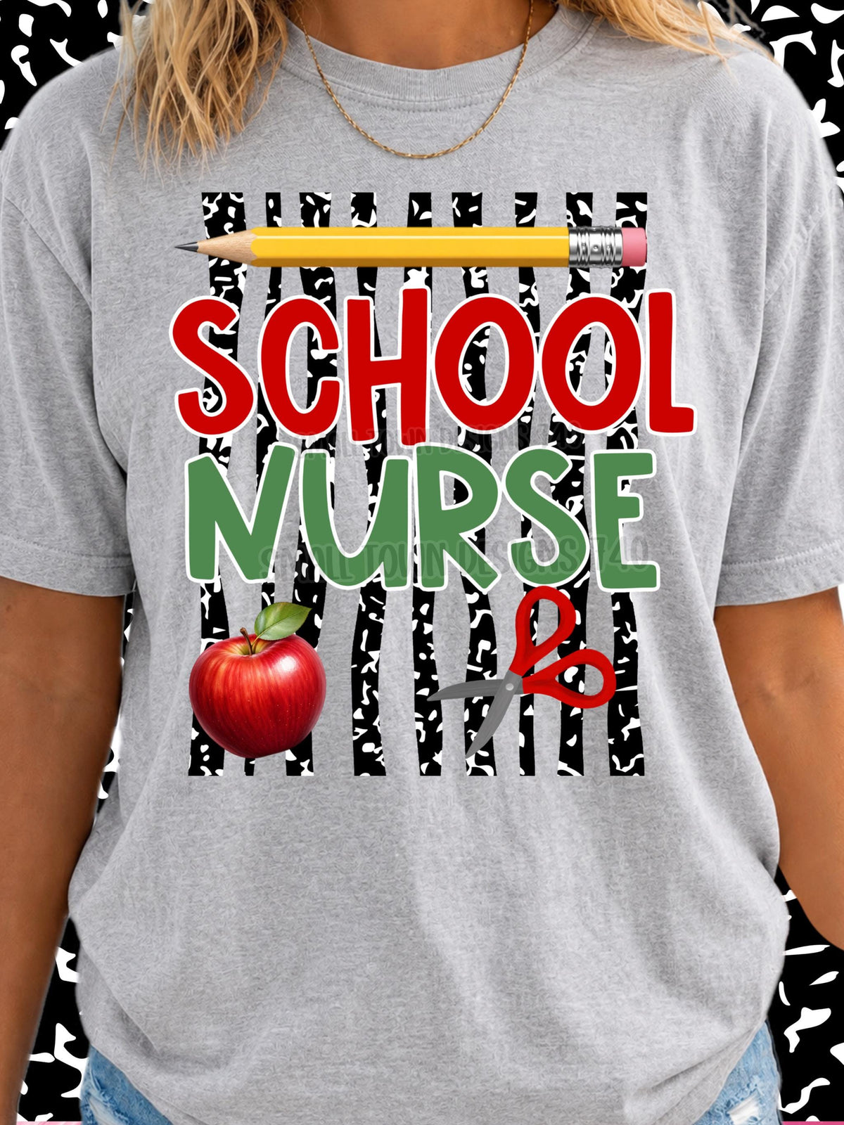 School Nurse, Back To School, DTF Transfer