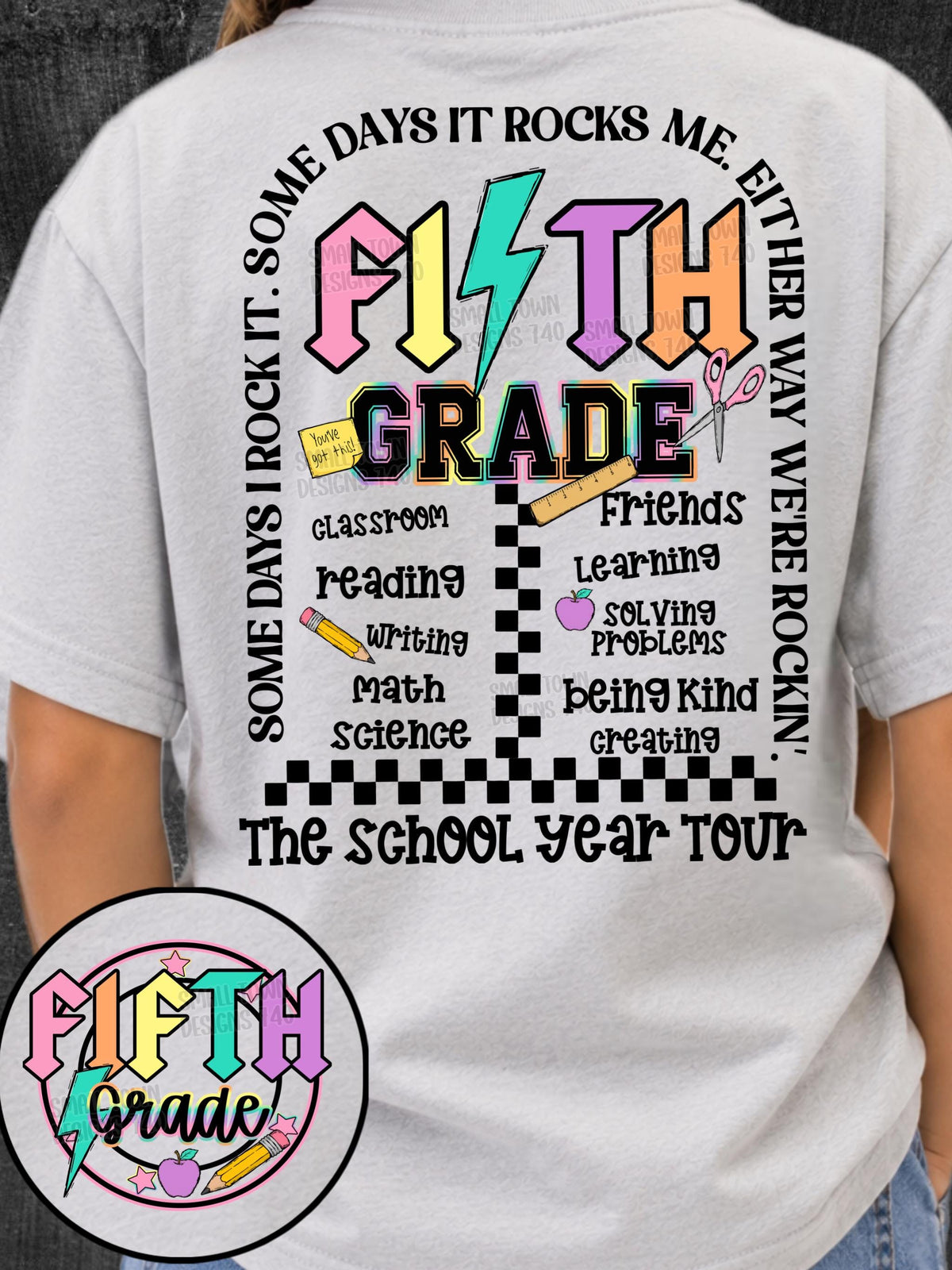 Fifth Grade, Back To School, DTF Transfer