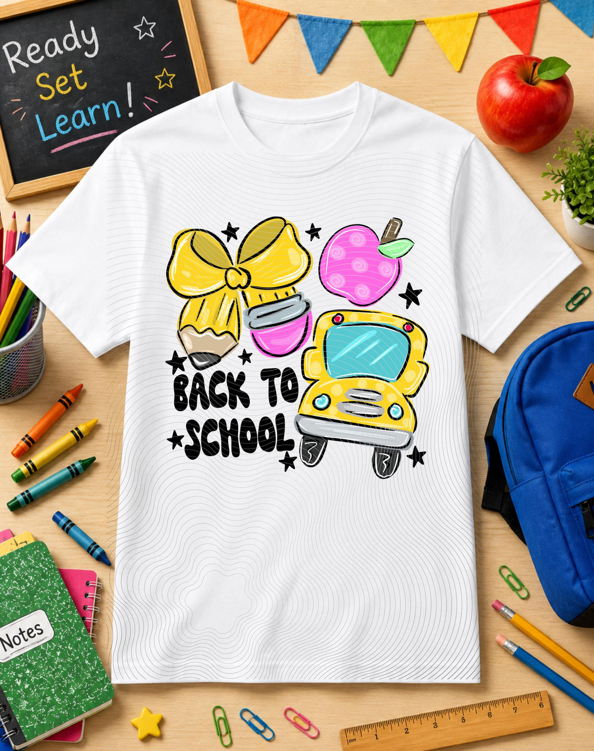 Back To School, DTF Transfer