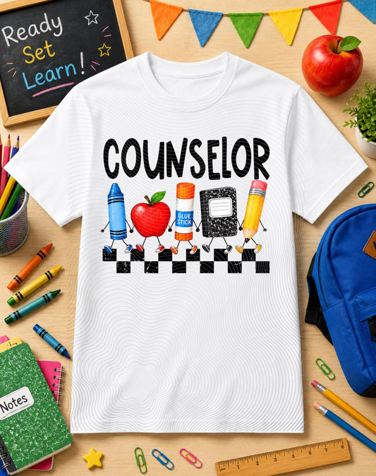 Counselor, Back To School, DTF Transfer