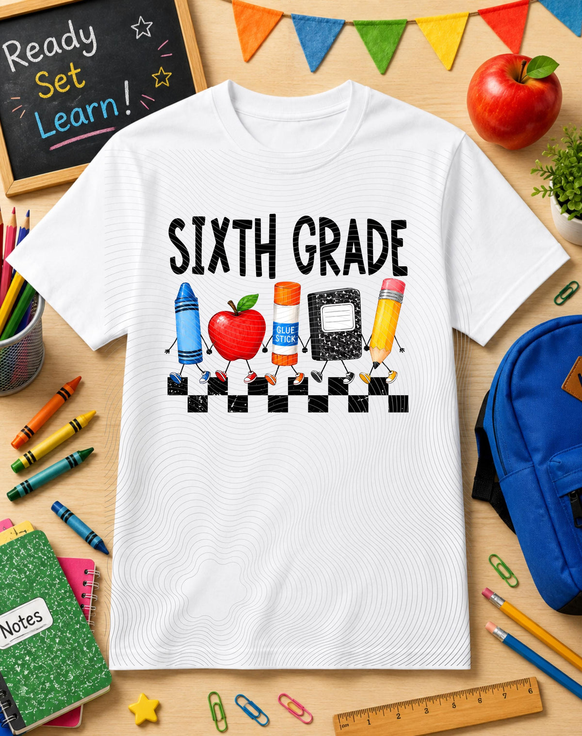 Sixth Grade, Back To School, DTF Transfer
