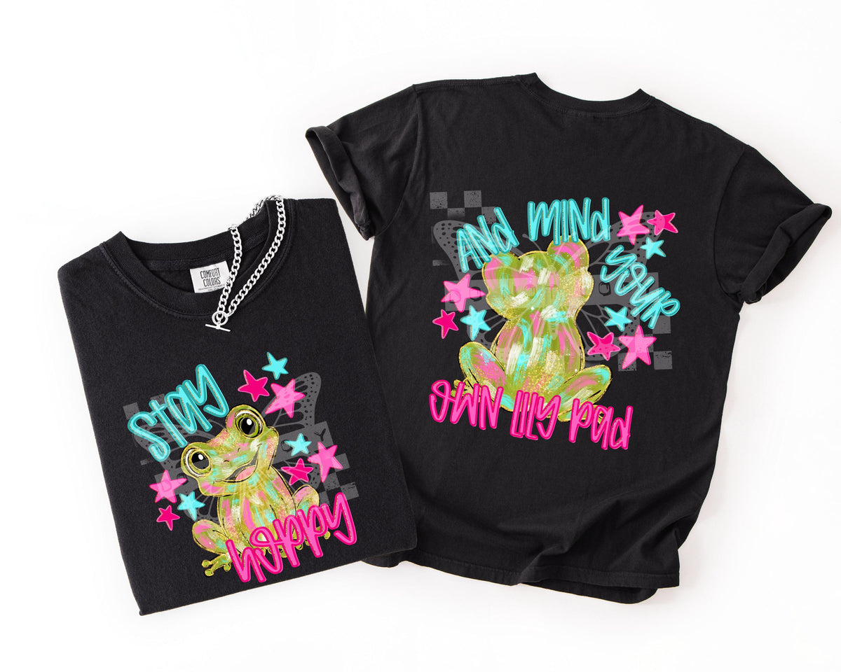 Stay Hoppy, Frog, DTF Transfer