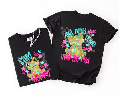 Stay Hoppy, Frog, DTF Transfer