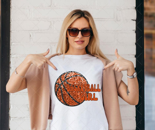Basketball Girl, DTF Transfer