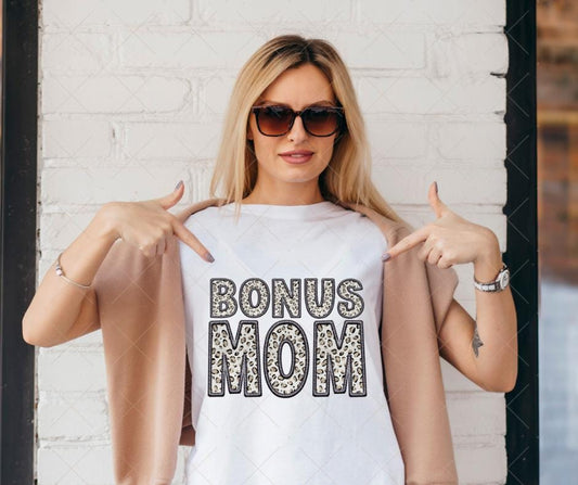 Bonus Mama, Leopard, DTF Transfer