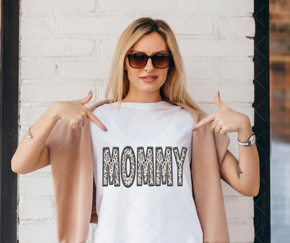 Mommy, Leopard, DTF Transfer