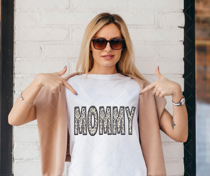 Mommy, Leopard, DTF Transfer