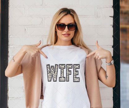 Wife, Leopard, DTF Transfer