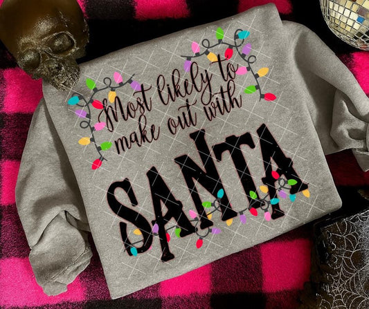 Most Likely, Santa, DTF Transfer