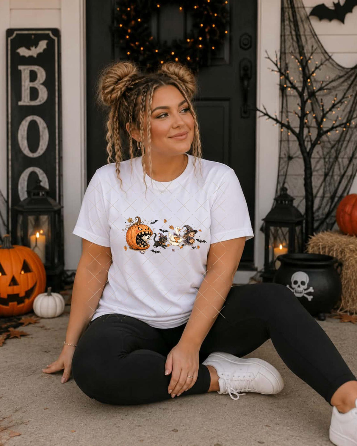 Creepy, Halloween, Pumpkins, DTF Transfer