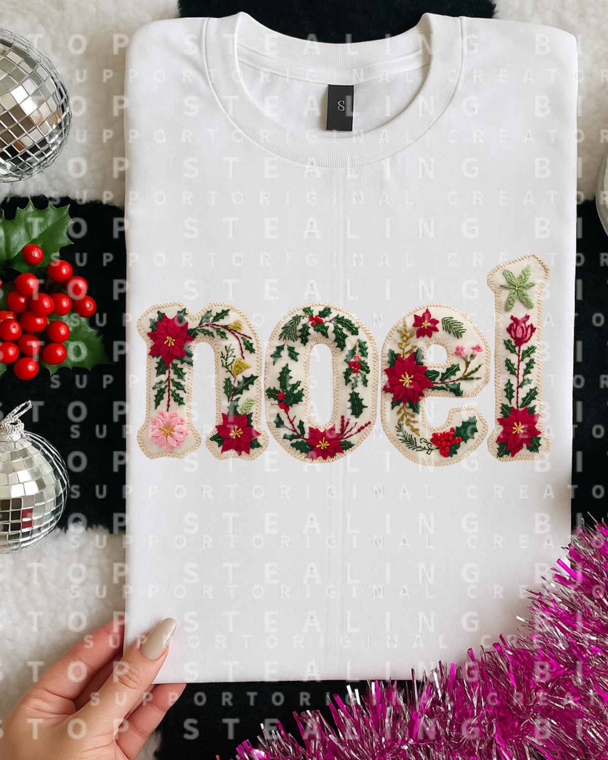 Noel, Christmas, DTF Transfer