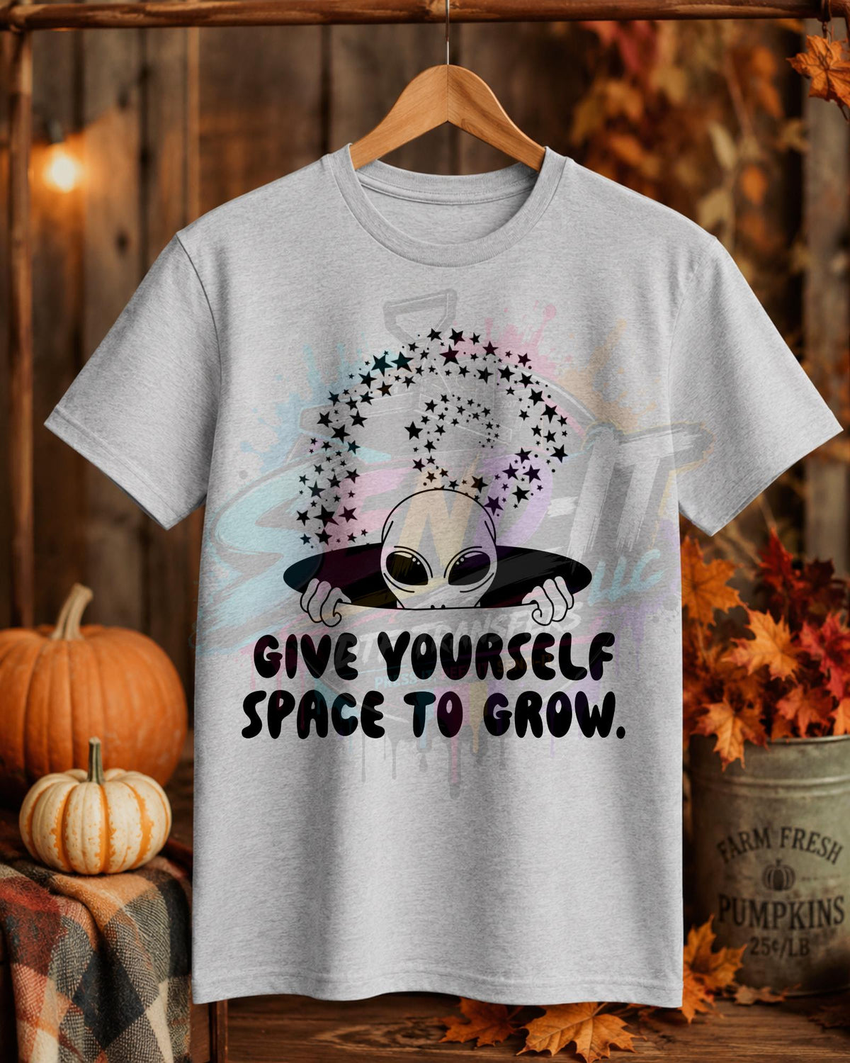 Give Yourself Space, DTF Transfer