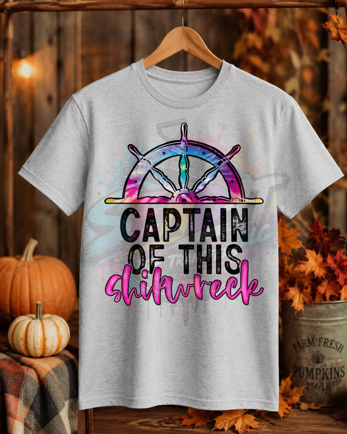 Captain Of This Shipwreck, DTF Transfer