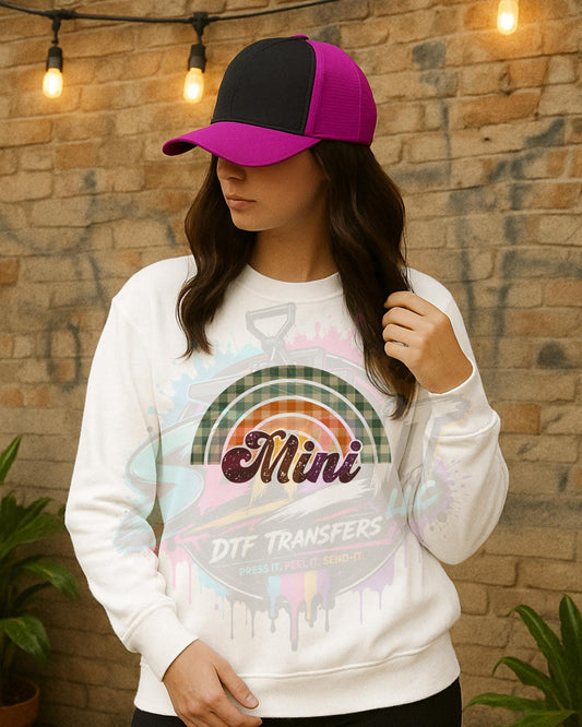 Mini, Rainbow, DTF Transfer
