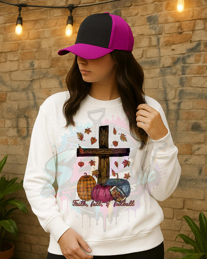 Fall, Cross, DTF Transfer
