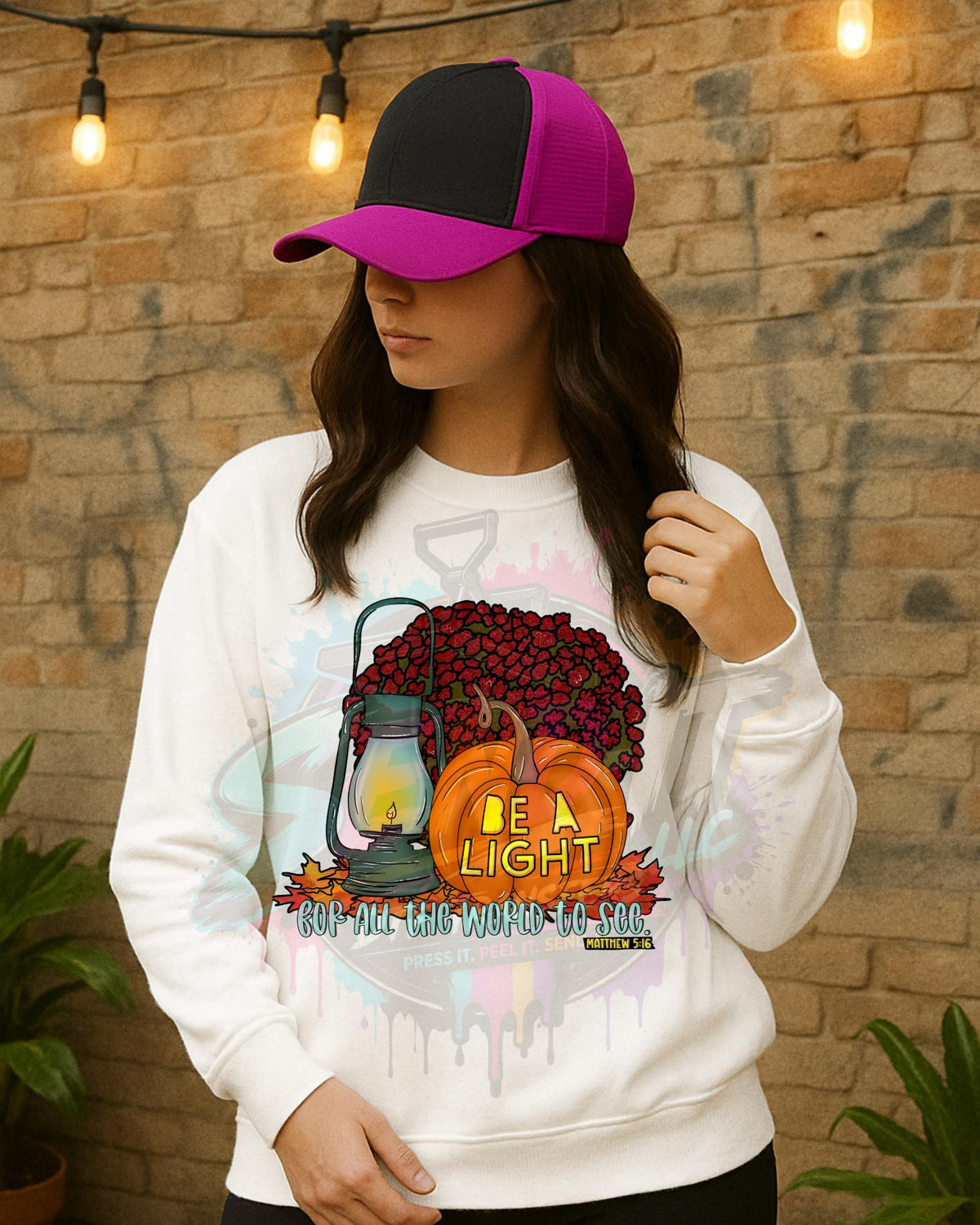 Be A Light, Halloween, DTF Transfer