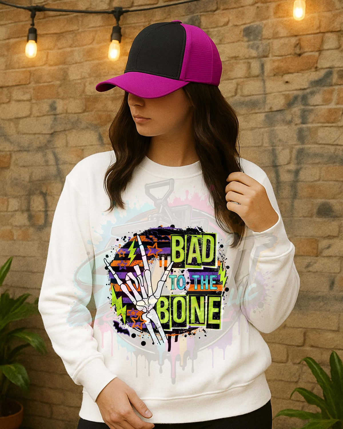 Bad To The Bone, DTF Transfer