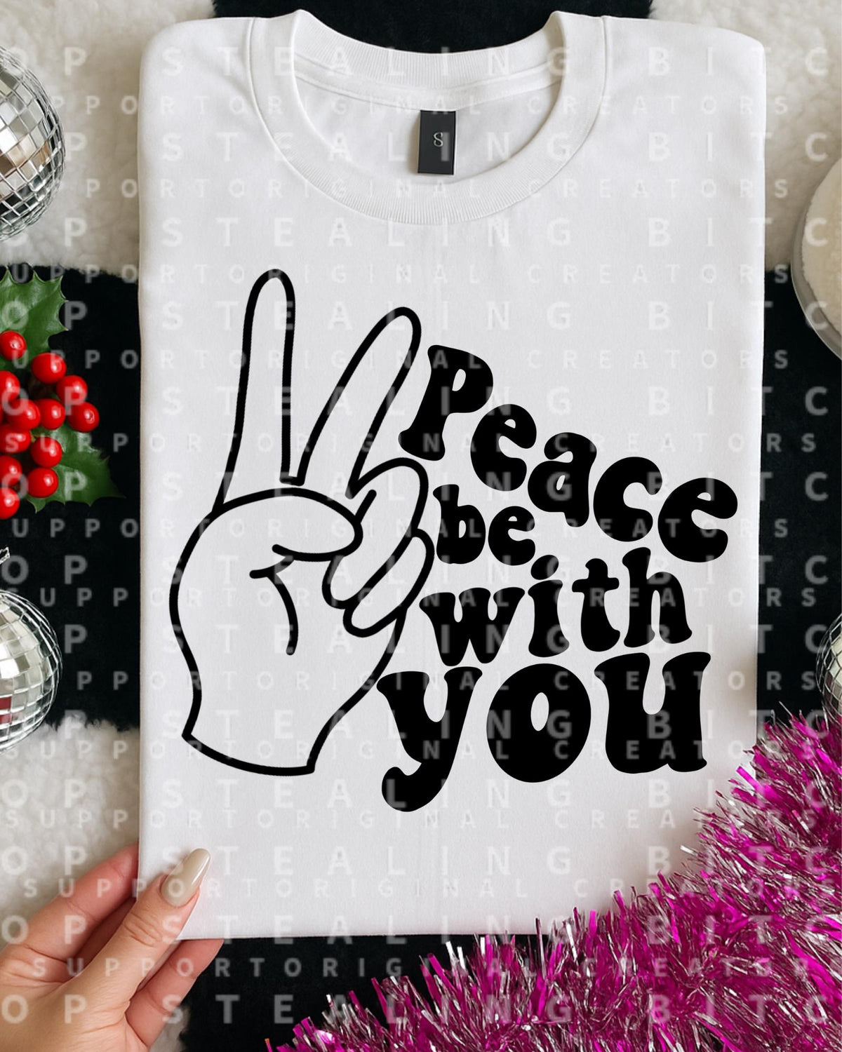 Peace Be With You, DTF Transfer