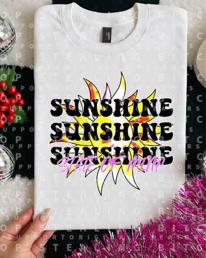 Sunshine, DTF Transfer