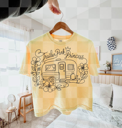 Trailer, Park, Princess, DTF Transfer