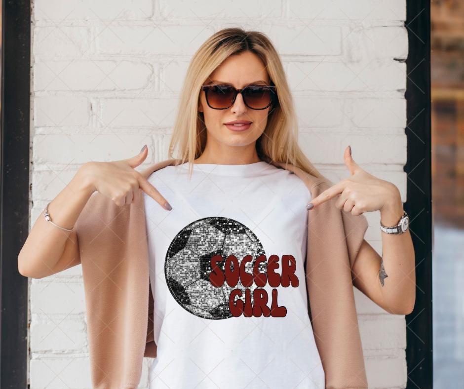 Soccer Girl, DTF Transfer