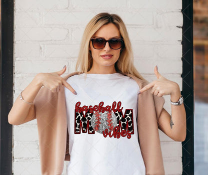 Baseball Vibes, DTF Transfer