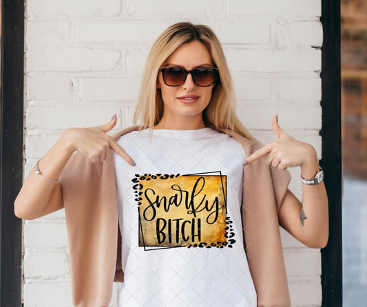 Snarky Bitch, DTF Transfer