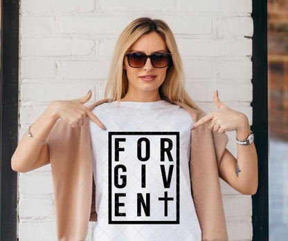 Forgiven, DTF Transfer