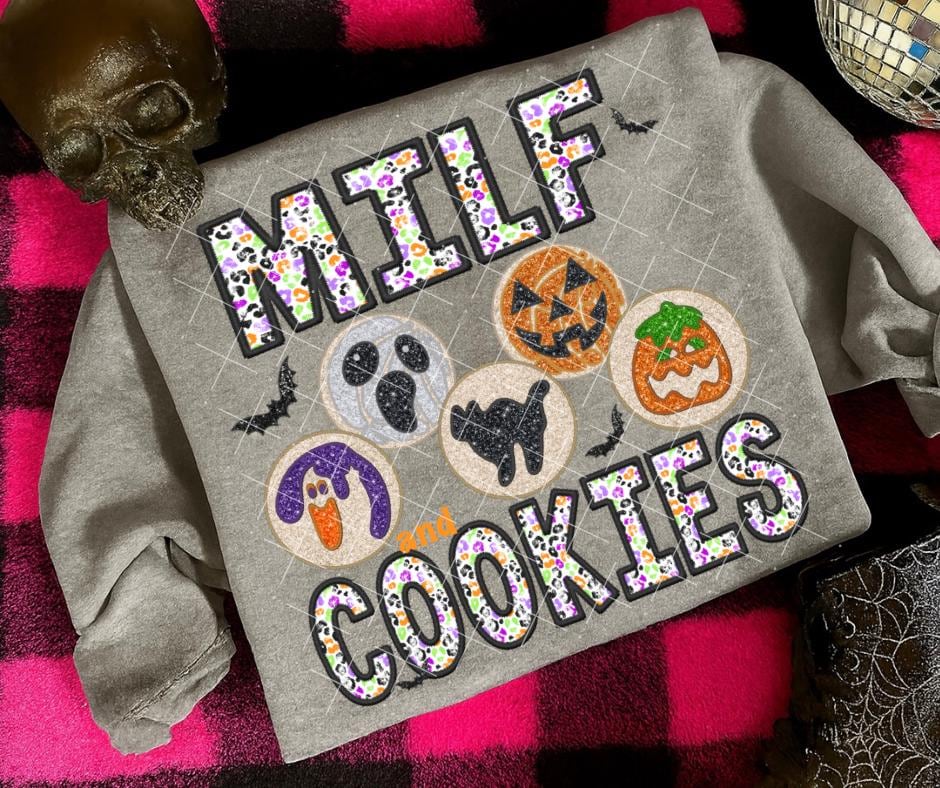 Milf, Cookies, Christmas, DTF Transfer