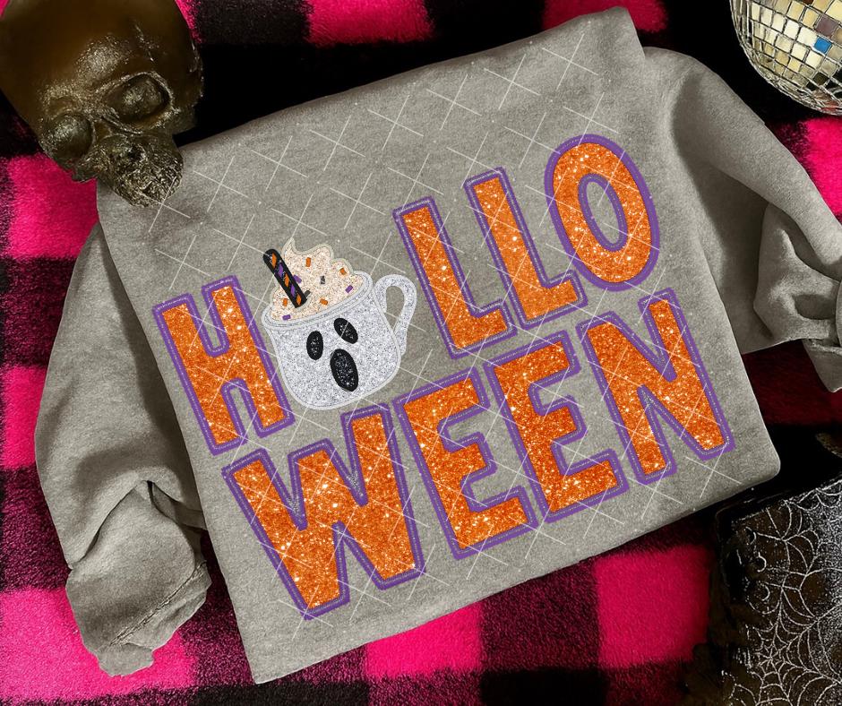Halloween, Glitter, DTF Transfer