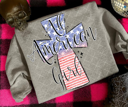 American Girl, DTF Transfer