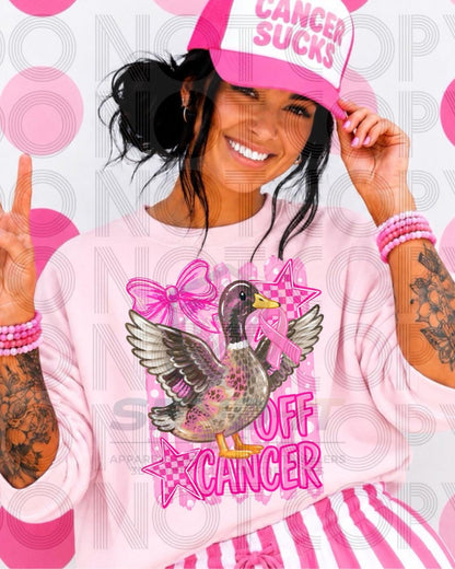 Cancer, Duck, DTF Transfer
