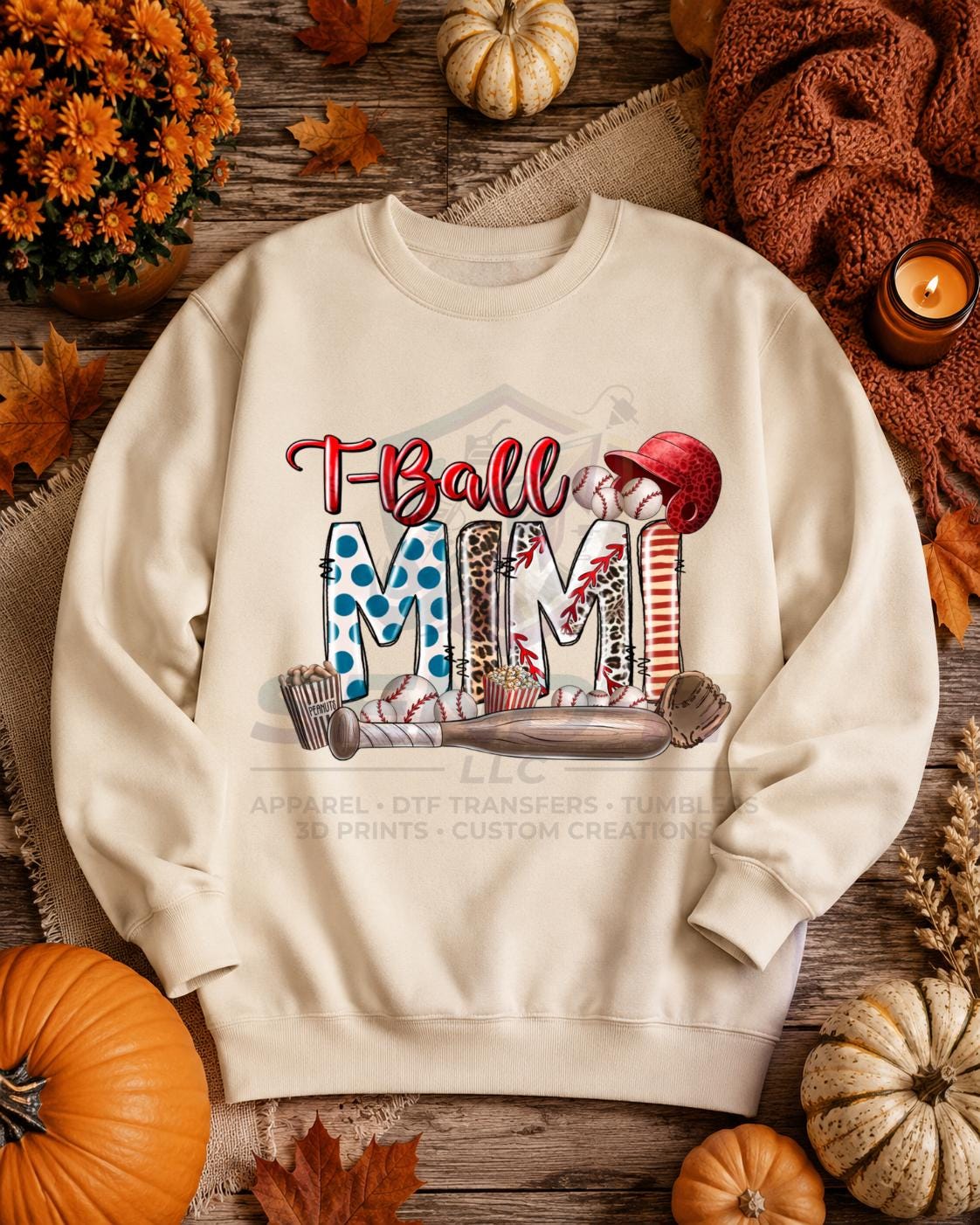 T-Ball, Mimi, DTF Transfer