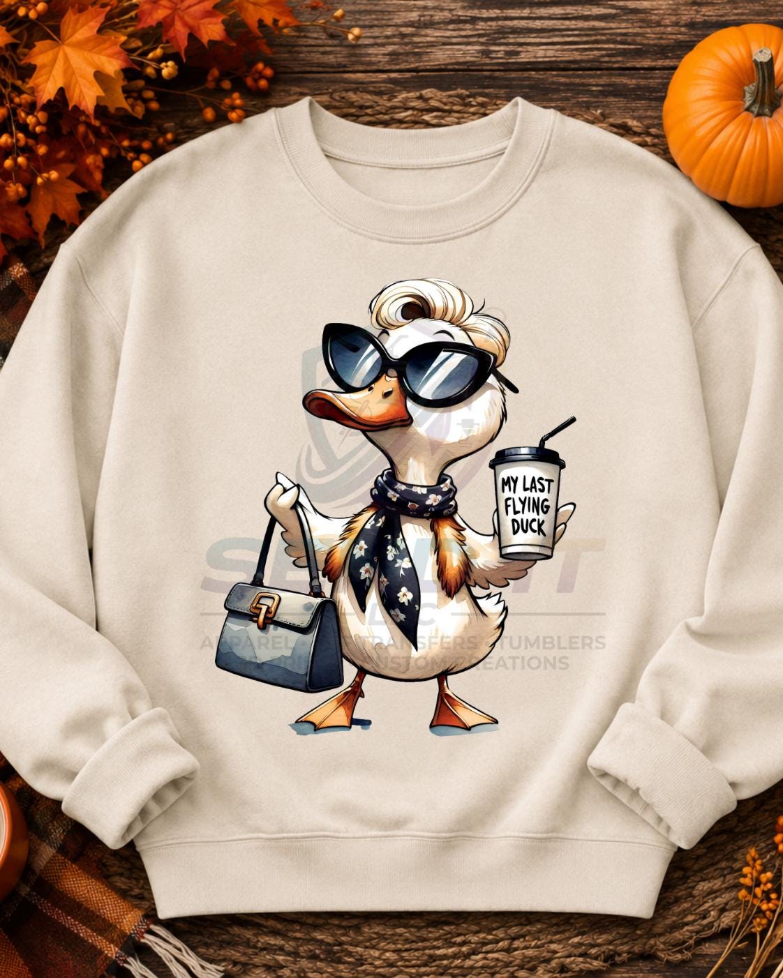 Flying Duck, DTF Transfer