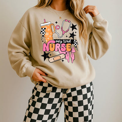 Very Tired, Nurse, DTF Transfer