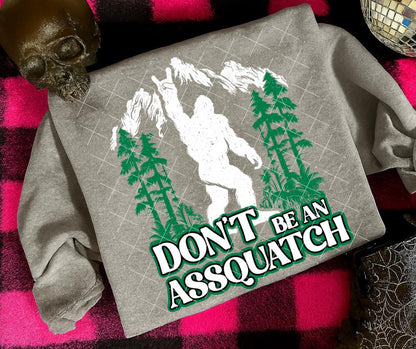 Assquatch, DTF Transfer