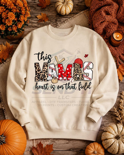 Mama's Heart, DTF Transfer