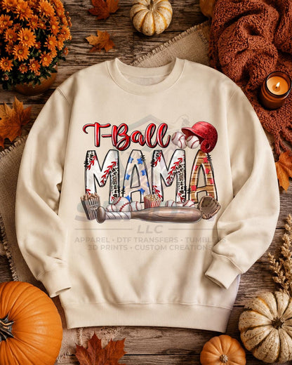 T-Ball, Mama, DTF Transfer