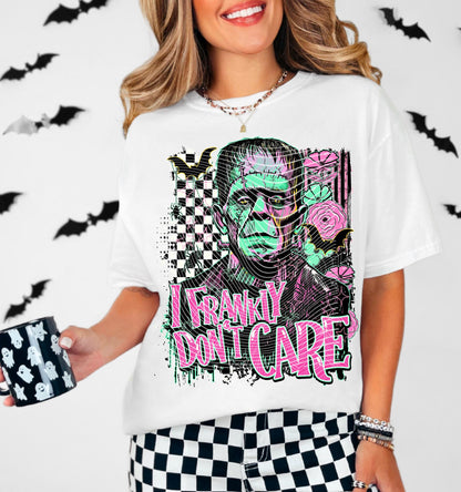 Frankly, Don't Care, Halloween, DTF Transfer
