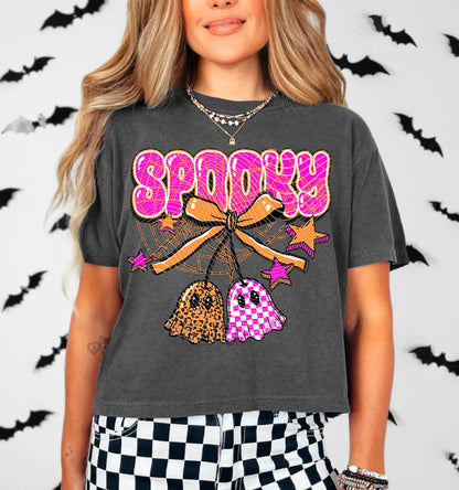 Spooky, Ghost, Halloween, DTF Transfer